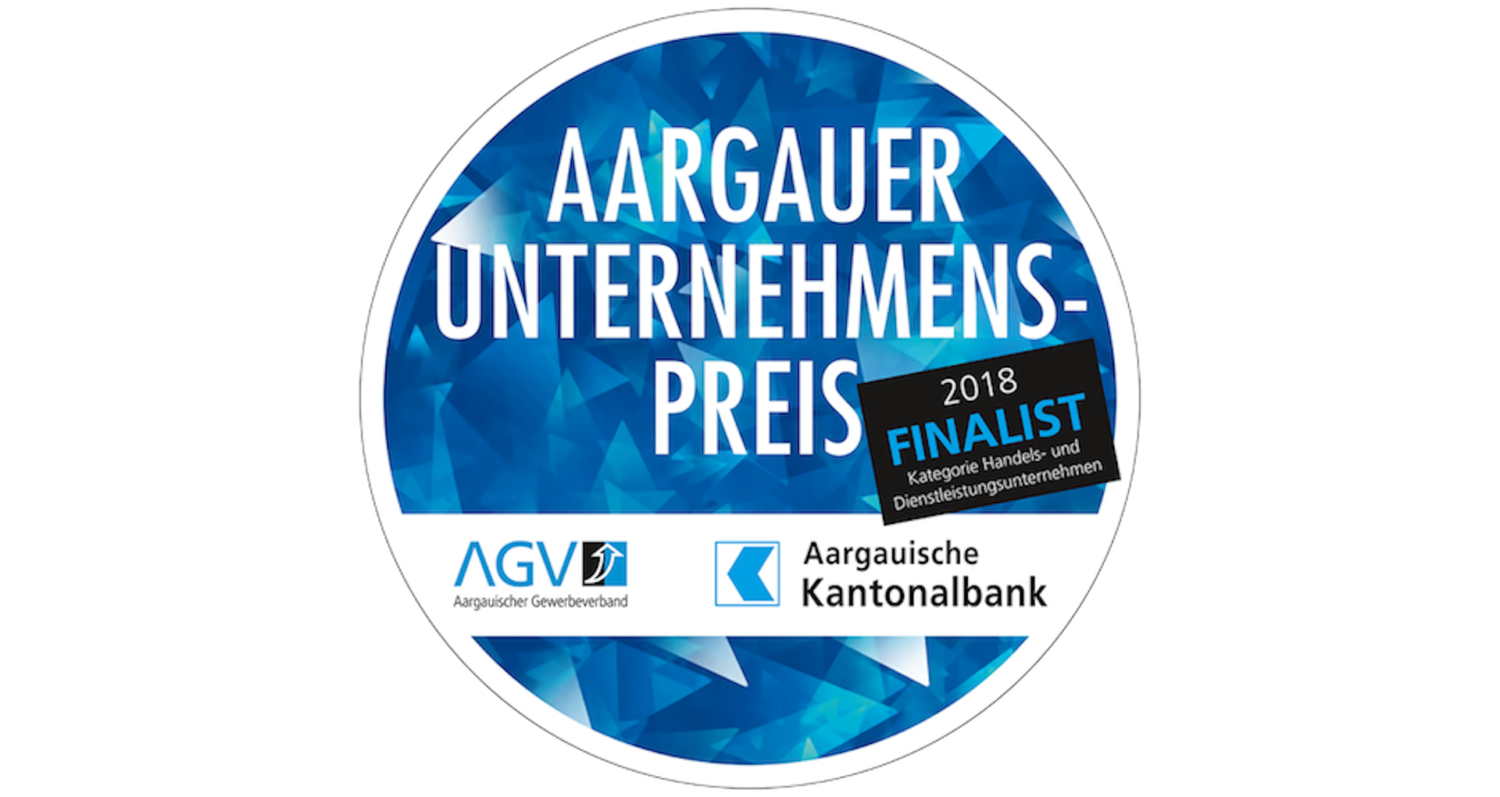Aargauer Unternehmenspreis 2018 - 2. Rang